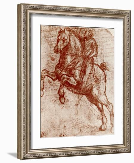 Study of a Knight, 1913-Leonardo da Vinci-Framed Giclee Print