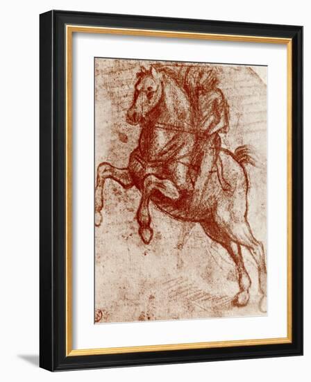 Study of a Knight, 1913-Leonardo da Vinci-Framed Giclee Print