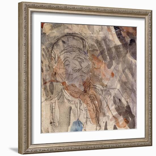 Study of a Lawyer-Honore Daumier-Framed Giclee Print