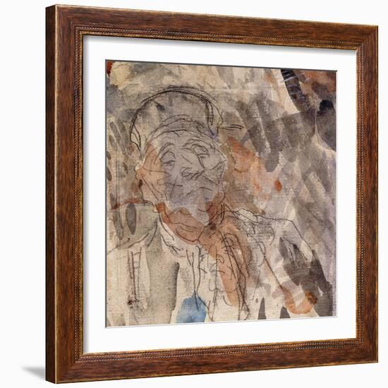 Study of a Lawyer-Honore Daumier-Framed Giclee Print