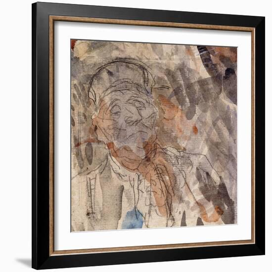 Study of a Lawyer-Honore Daumier-Framed Giclee Print