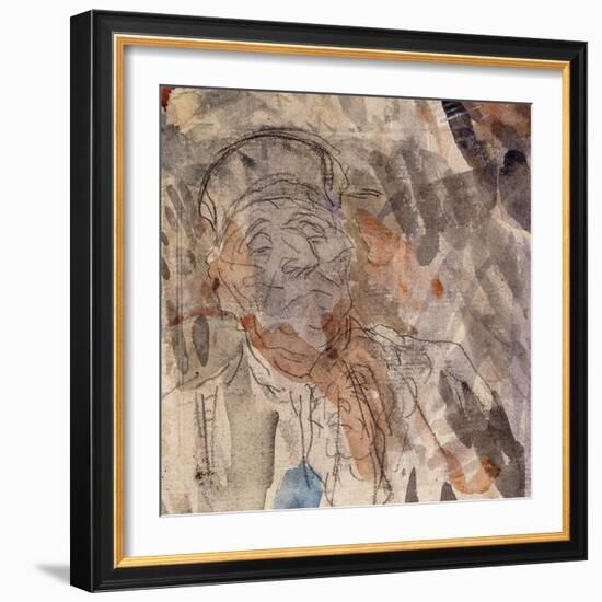 Study of a Lawyer-Honore Daumier-Framed Giclee Print