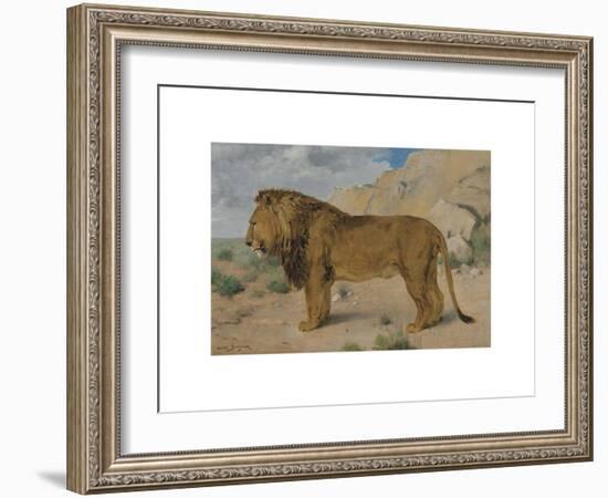 Study of a Lion-Rosa Bonheur-Framed Premium Giclee Print