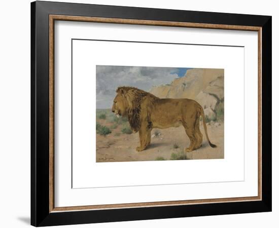 Study of a Lion-Rosa Bonheur-Framed Premium Giclee Print