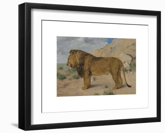 Study of a Lion-Rosa Bonheur-Framed Premium Giclee Print