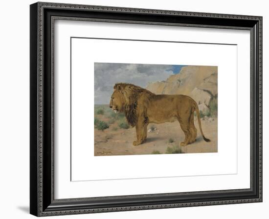 Study of a Lion-Rosa Bonheur-Framed Premium Giclee Print