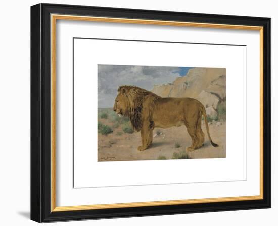 Study of a Lion-Rosa Bonheur-Framed Premium Giclee Print