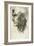 Study of a Male Head-Andrea del Sarto-Framed Giclee Print