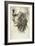 Study of a Male Head-Andrea del Sarto-Framed Giclee Print