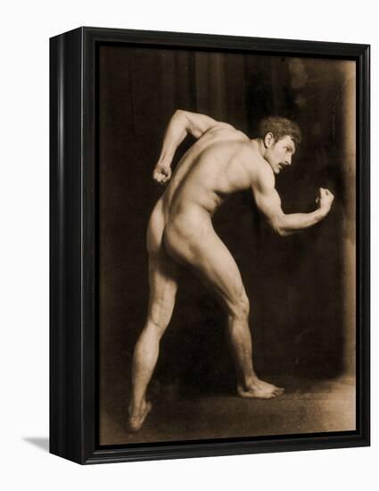 Study of a Male Nude, C.1900-Wilhelm Von Gloeden-Framed Premier Image Canvas