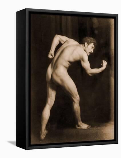 Study of a Male Nude, C.1900-Wilhelm Von Gloeden-Framed Premier Image Canvas