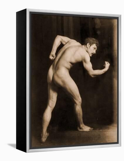 Study of a Male Nude, C.1900-Wilhelm Von Gloeden-Framed Premier Image Canvas