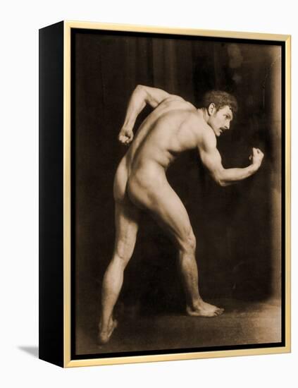 Study of a Male Nude, C.1900-Wilhelm Von Gloeden-Framed Premier Image Canvas