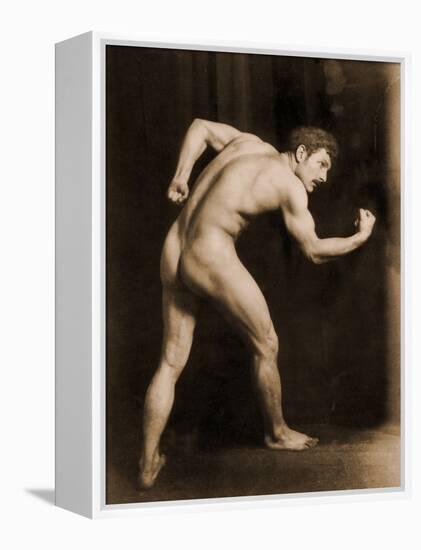 Study of a Male Nude, C.1900-Wilhelm Von Gloeden-Framed Premier Image Canvas