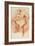 Study of a Male Nude-Adriaen van de Velde-Framed Giclee Print