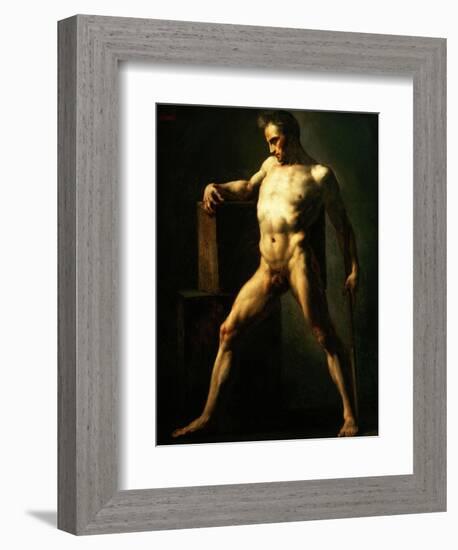 Study of a Man, 1808-1812-Théodore Géricault-Framed Giclee Print