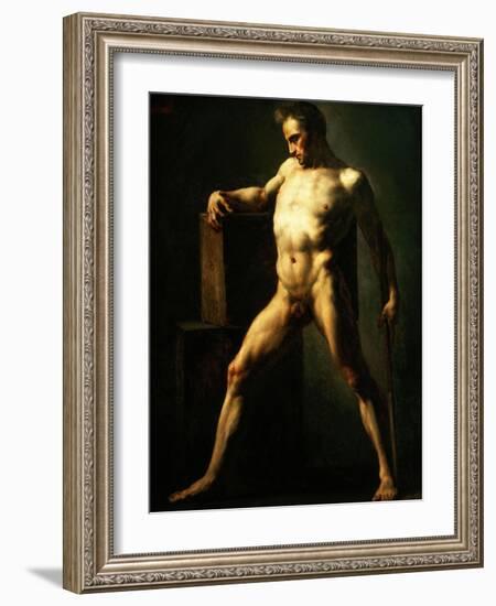 Study of a Man, 1808-1812-Théodore Géricault-Framed Giclee Print