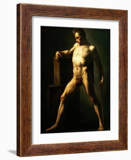 Study of a Man, 1808-1812-Théodore Géricault-Framed Giclee Print