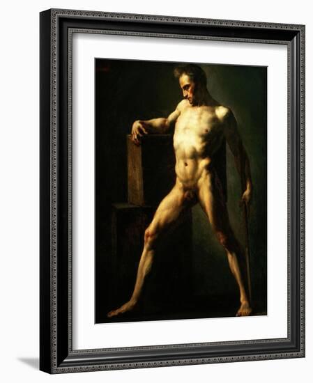 Study of a Man, 1808-1812-Théodore Géricault-Framed Giclee Print