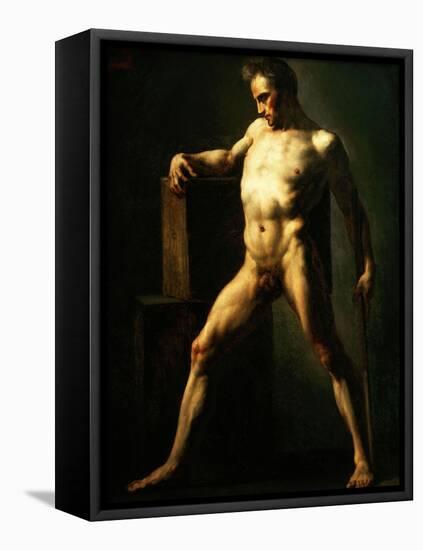 Study of a Man, 1808-1812-Théodore Géricault-Framed Premier Image Canvas