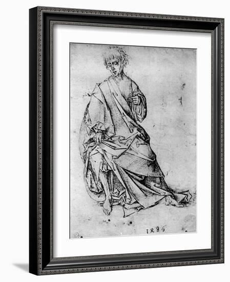 Study of a Man, 1913-Martin Schongauer-Framed Giclee Print