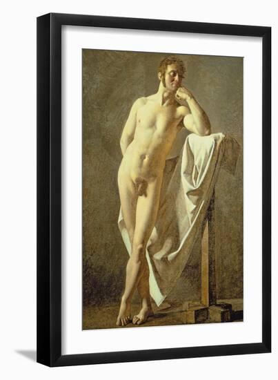 Study of a Man, C.1801-Jean-Auguste-Dominique Ingres-Framed Giclee Print