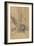 Study of a Man Holding a Double Bass-Walter Richard Sickert-Framed Giclee Print