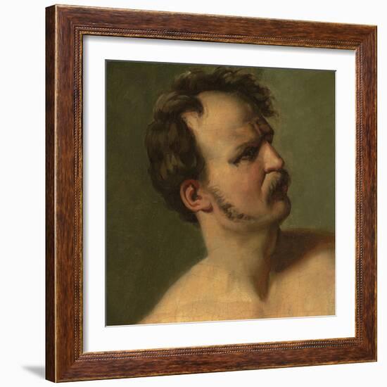 Study of a Man in Profile, C.1812-Theodore Gericault-Framed Giclee Print