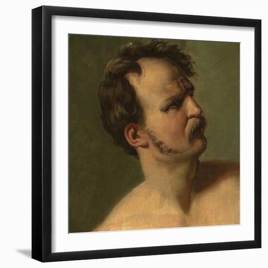 Study of a Man in Profile, C.1812-Theodore Gericault-Framed Giclee Print