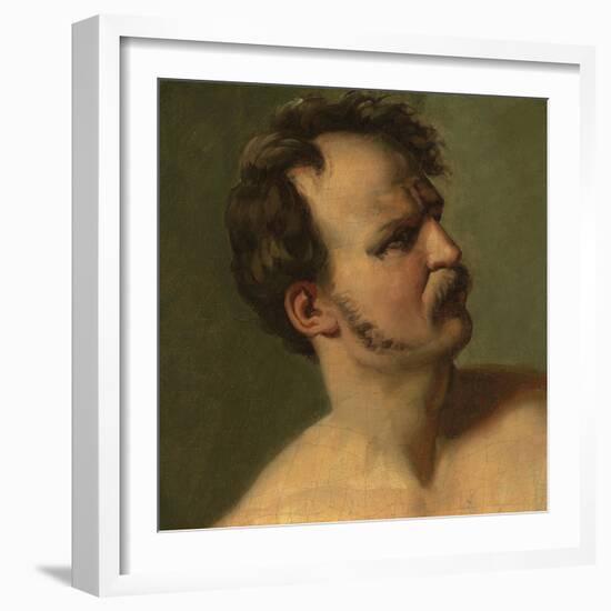 Study of a Man in Profile, C.1812-Theodore Gericault-Framed Giclee Print