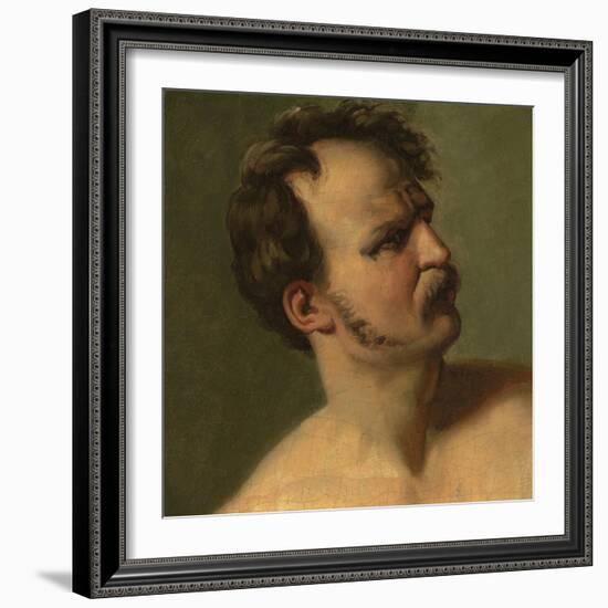 Study of a Man in Profile, C.1812-Theodore Gericault-Framed Giclee Print