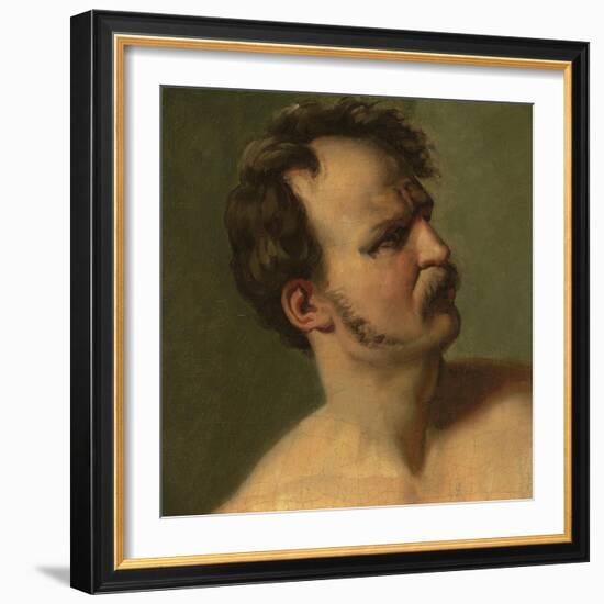 Study of a Man in Profile, C.1812-Theodore Gericault-Framed Giclee Print