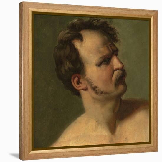 Study of a Man in Profile, C.1812-Theodore Gericault-Framed Premier Image Canvas