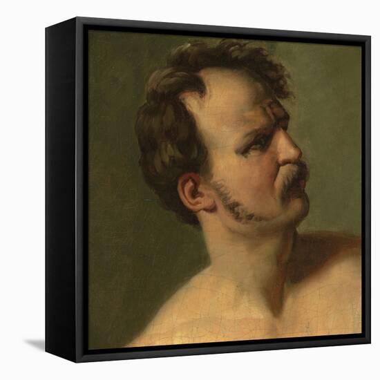 Study of a Man in Profile, C.1812-Theodore Gericault-Framed Premier Image Canvas