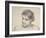 Study of a Man's Head-Robert Braithwaite Martineau-Framed Giclee Print