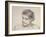 Study of a Man's Head-Robert Braithwaite Martineau-Framed Giclee Print