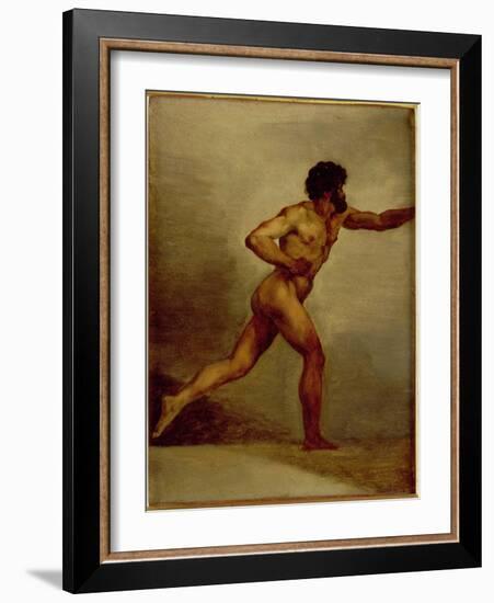 Study of a Man-Théodore Géricault-Framed Giclee Print