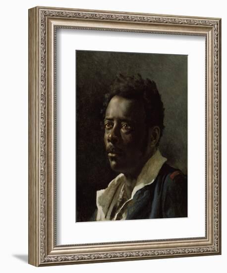 Study of a Model, by Theodore Gericault, 1818-19, French painting,-Theodore Gericault-Framed Art Print