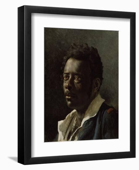 Study of a Model, by Theodore Gericault, 1818-19, French painting,-Theodore Gericault-Framed Art Print