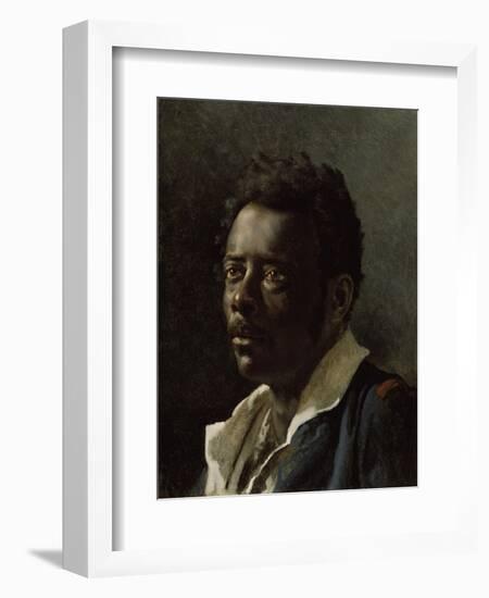 Study of a Model, by Theodore Gericault, 1818-19, French painting,-Theodore Gericault-Framed Art Print