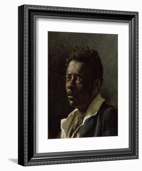 Study of a Model, by Theodore Gericault, 1818-19, French painting,-Theodore Gericault-Framed Art Print