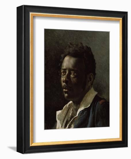 Study of a Model, by Theodore Gericault, 1818-19, French painting,-Theodore Gericault-Framed Art Print