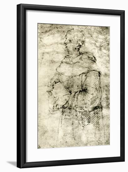 Study of a Monk, 1913-Raphael-Framed Giclee Print