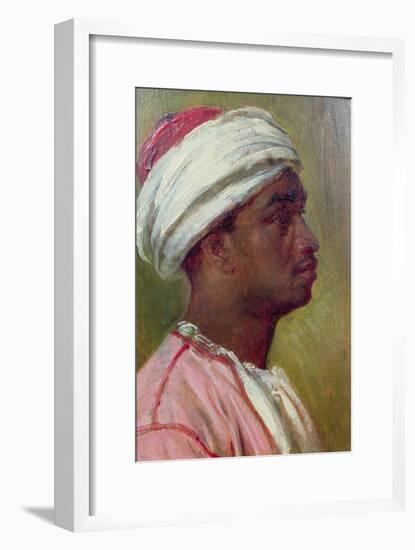 Study of a Nubian Young Man-Frederick Leighton-Framed Giclee Print