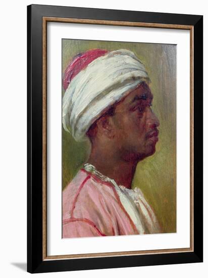 Study of a Nubian Young Man-Frederick Leighton-Framed Giclee Print