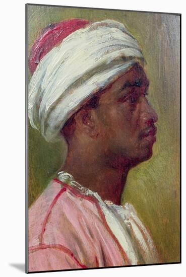 Study of a Nubian Young Man-Frederick Leighton-Mounted Giclee Print