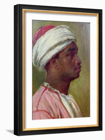 Study of a Nubian Young Man-Frederick Leighton-Framed Giclee Print