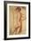 Study of a Nude Man-Annibale Carracci-Framed Giclee Print