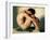 Study of a Nude Young Man, 1836-Hippolyte Flandrin-Framed Giclee Print