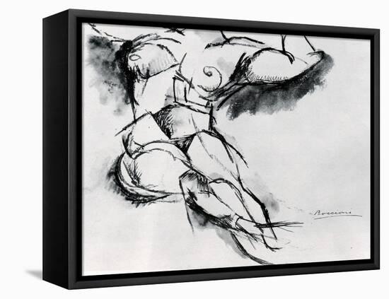 Study of a Nude-Umberto Boccioni-Framed Premier Image Canvas